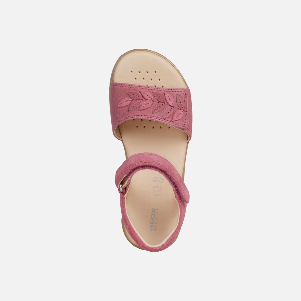 Sandalias Geox Menina Rosa - Haiti - UJXSZ8793